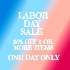 Bundle  2 or more get 30% off today only!!!